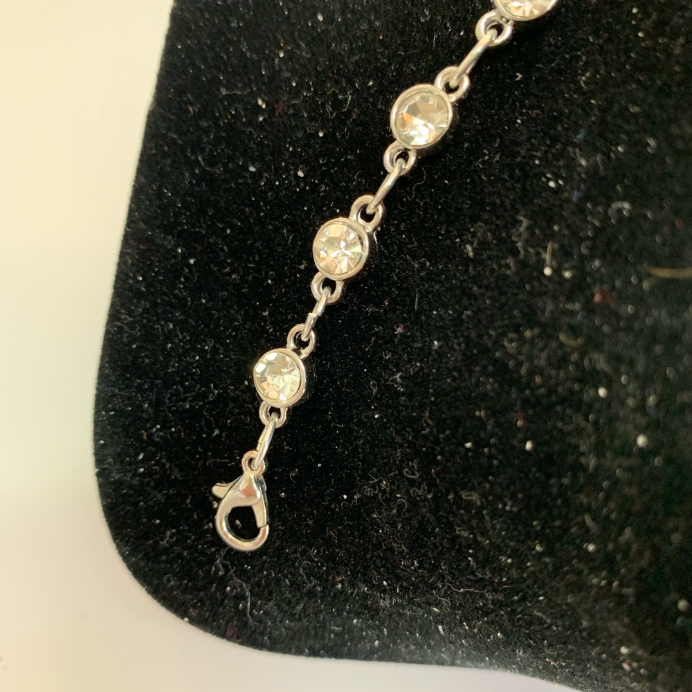 Hand Crafted Rhinestone Bracelet - image 3